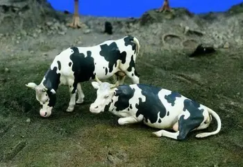 1/35 senovės Karvių apima 2 Dervos pav Modelis rinkiniai Miniatiūriniai gk Unassembly Unpainted