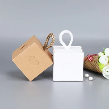 10vnt Kalėdų Saldainių Dėžutė Dovanų Dėžutė Tuščia Balta Juoda Kraft Popieriaus Langelį Veido Kremas Kosmetikos Jar Papuošalų Laikymo Dovanų Dėžutės