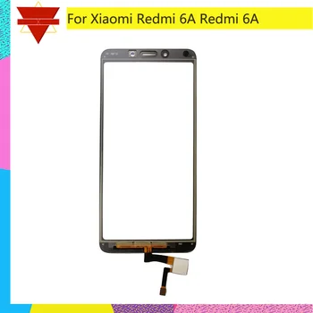 10vnt\daug Originalą Xiaomi Redmi 6 Redmi 6A Jutiklinis Ekranas skaitmeninis keitiklis Touch Panel Jutiklis Priekinės Stiklo