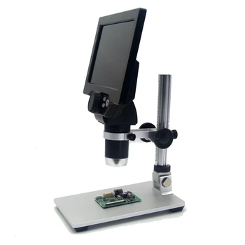 1200X Skaitmeninis Mikroskopas 12MP Elektroninis Vaizdo Mikroskopai 7 Colių HD LCD Litavimo Mikroskopu Telefonu Remontas Didinamojo stiklo, Metalo Stovas
