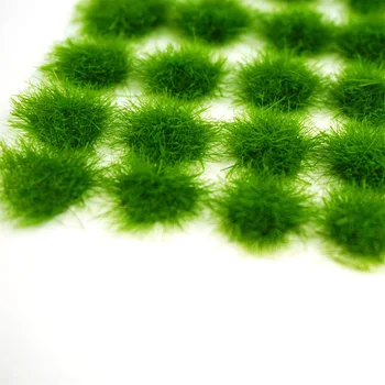 147Pcs Žolės Grupių Statinė Žolės kuokšteliai, paruošti naudoti 1:35 1:48 1:72 1:87 Smėlio Lentelė Architektūros Modelis Modelio Kūrimo Rinkiniai - Tamsiai Žalia