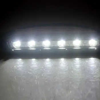 18W Automobilio Led Žibintų Darbą Šviesos-Ultra plonas, Mažas Vienos Eilės Juostelės Šviesos Off-road Stogo, Net Šviesos diodų (LED Darbo Lempa Lemputė