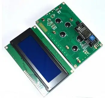 1PCS LCD2004+I2C 2004 20x4 2004A mėlynas ekranas HD44780 Simbolių LCD /w IIC/I2C Nuosekliosios Sąsajos Adapteris Modulis arduino