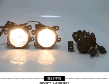 1set LED DRL Dienos Žibintus (Dienos šviesos LED DRL rūko žibintai su posūkio signalo Honda Jazz tinka m. m. 2016 m.