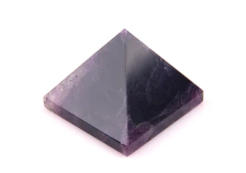 2017 Natūralių kristalų piramidės žalia violetinė Vaivorykštė fluorito taško chlorophane piramidės pakabukas 40mm *40mm didmeninė Chakra Gydymo