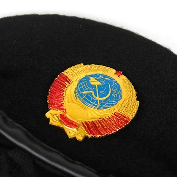 2018 Naujoji rusijos cccp stiliaus vilnos beretė žiemos vyrų oficialią dėvėti profesinės atsitiktinis dvejopo naudojimo bžūp aukštos kokybės vyriška skrybėlė karšto