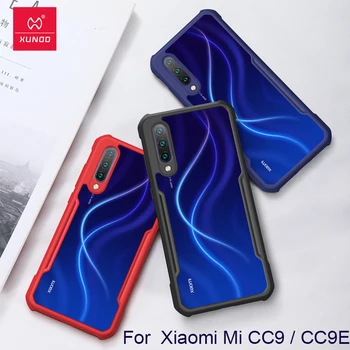 2019 m. Už Xiaomi Mi cc9 cc9e cc 9 e Skaidrus Akrilo+TPU XUNDD Telefoną atveju xiaomi mi CC9mt Meitu Edition Žiedas Apsauginis