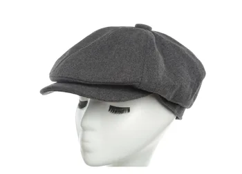 2019 nauja rudens ir žiemos vyrų kepurė mados atsitiktinis beretė tendencija aštuoniakampis bžūp