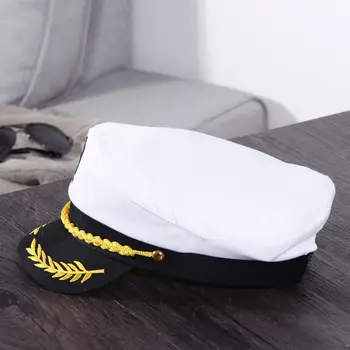 2020 Karšto Suaugusiųjų Jachta Karinės Skrybėles, Valtis Kapitonas Laivo Jūrininkas, Kapitonas Kostiumas Skrybėlę Reguliuojamas Bžūp Jūrų Laivyno Admirolas Vyrams, Moterims