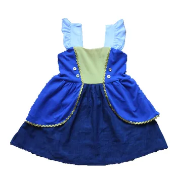 2020 Merginos Princesė Suknelė Medvilnės Suknelės Siuvinėjimo Spalvinga Vaikiška Vasarą Vaikai Suknelės
