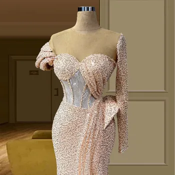 2020 Naujausias Vakaro Suknelės Ilgai Blizgančiais Moterų Prom Dresses Vakare Dėvėti Seksualus Oficialią Chalatai Vestuvės Dress Chalatas De Soiree