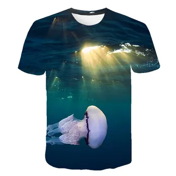 2020 metų Vasaros Luminousheim, Vaikams, sportinius Marškinėlius, Mėlynos Jūros Žuvų Berniukų T Shirts 3D Spausdinimo Svajinga T Shirts Naujo Dizaino Tshirts Viršūnės