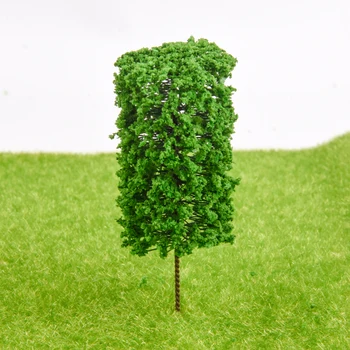 20PCS Ho Masto Plastikinių Miniatiūrų Modelis Medžių Statybos Traukinių Geležinkelio Wargame Išdėstymas Dekoracijos Kraštovaizdžio Diorama Priedai