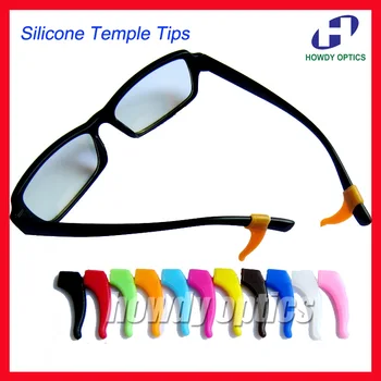 20prs Aukštos kokybės nešiojantiems akinius, akinius Anti Slip silikono ausies kabliuko šventyklos patarimas turėtojas, akiniai, aksesuarai, soft & patogus