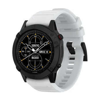 22mm 26mm Greitai Spaudai Silikono Watchband Dirželis apyrankę, Garmin Fenix 6 5 Garmin Fenix 6X 5X Smart Watchbands Lengvai tilptų