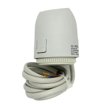 24v 230v NO NC paprastai atidaryti uždaryti elektrinių šiluminės pavaros galvos vožtuvas, kolektorius radiantor grindinio šildymo termostatas