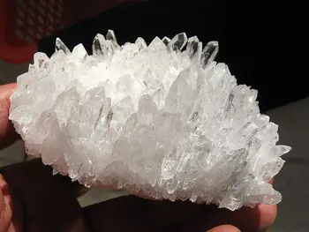 250g natūrali uoliena kvarco kristalų sankaupos originalas