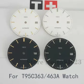 28.4 mm Watch Dial Atveju Rankas T95 C363/463A Vyrų Mechaninė Tekstas, Priedai, Remontas, Dalys ETA 2824-2 Judėjimas