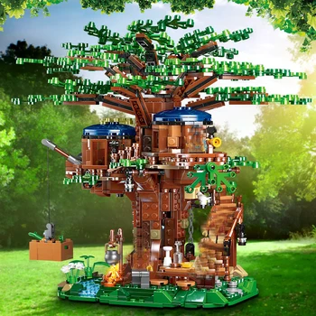 3000+VNT. Naujų Tree House Didžiausias Medis Modelio Blokai Idėjų suderinama 21318 Plytų Švietimo Žaislai, Dovanos Vaikams