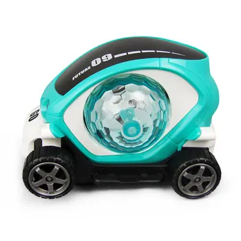 3D Electric Car Žaislas su Garso ir šviesos Modelis Universalus Sukasi spalvinga Animacinių filmų Muzikos Automobilių Švietimo Dovana Žaislas vaikams