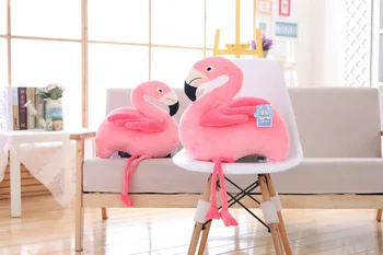 3D Flamingo lėlės Minkšta pagalvėlė pliušinis Žaislas Juokinga Pagalvėlė Sofa Dekoro hugging kūdikio dovanų Rankų darbo Ins Karšto fotografijos Rekvizitai
