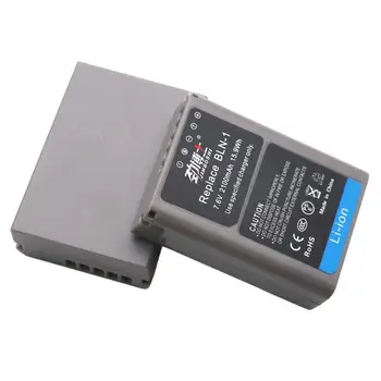 4X 2100mAh BLN-1 BLN1 BLN 1 Li-ion Baterija + USB Kroviklis Skirtas Olympus OM-D E-M1 E-M5 Mark II PEN-E-P5 EM1 EM5 PENF EP5 Fotoaparatas