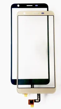 5.45 Colių DEXP Z455 Touch Skardžiai Digititer Jutiklis Touch Panel Stiklas Su Juosta Įrankiai Juodojo Aukso Spalvos
