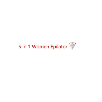 5 in 1 Moteris Epiliatorius Moterų Antakių Žoliapjovės Lady Skustuvas Plaukų Šalinimas Skutimosi Mašina, Veido Bikini Depiliacijos P40