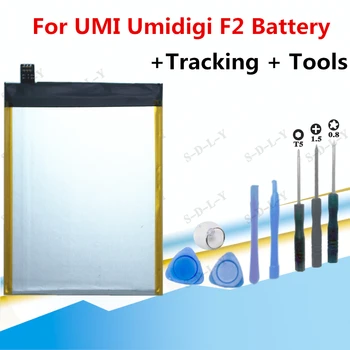 5150mAh Už UMI Umidigi F2 Baterija Bateria AKKU Aukštos Kokybės Pakaitinis Akumuliatorius Umidigi F2 Mobiliuoju Telefonu +Sekimo + Įrankiai