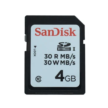 5VNT/DAUG Originalias Sandisk SD SDHC Card 4GB SD Atminties Kortelė U1 C10 