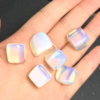 6Pcs gamtos opal blokai nereguliarus žvyro akvariumo apdaila kvarco kristalai