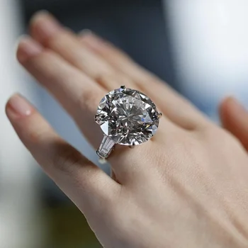 7 Stilius Pažadas 6ct Lab Deimanto Žiedas 925 sterlingas sidabro Papuošalai Dalyvavimas Vestuvių juostoje Žiedai, Moterų, Vyrų Grupė priedų