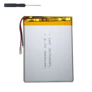 7 colių tablet universal baterija 3.7 v 3500mAh polimero ličio Baterija 3q Qoo! Q-pad LC0720C +atsuktuvas