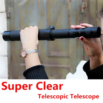 8-24X40 HD Metalo Profesionalus Teleskopas tolimojo Priartinimo Medžioklės Monokuliariniai Stovykla Vaikščiojimo Teleskopinės spotting scope watch mėnulio paukštis