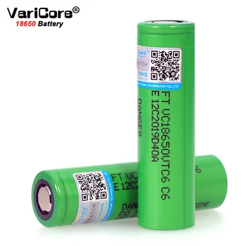 8-35PCS VariCore VTC6 3.7 V 3000mAh 18650 Li-ion Baterija 30A biudžeto Įvykdymo patvirtinimo VC18650VTC6 Įrankiai, e-cigarete, baterijos