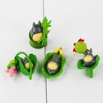 8pcs/daug 3-5cm Mielas Mano Kaimynas Totoro PVC Veiksmų Skaičius, Modelį, Žaislai, Lėlės Geros Dovanos Vaikams, Žaislai