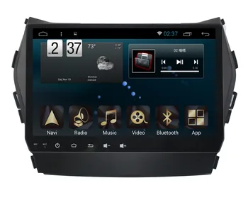 9 colių Octa Core Android 10.0 Automobilių Radijo DVD GPS Navigacija Hyundai IX45 Santa fe 2013 m. m. Automobilio Stereo galvos vienetas vaizdo grotuvas