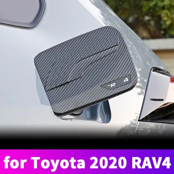 ABS, Degalų Bako Dekoratyvinis Dangtelis Kuro apsauginis Dangtis Kūno papuošalai Lipdukas Modifikuoti Priedai Toyota Rav4 2019 2020