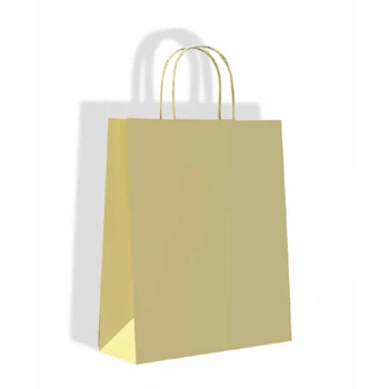 AGORA 25 Vnt Paprasto kraft dovanų krepšys su rankena maišas amatų popieriaus maišelis Juoda Balta Ruda šalis