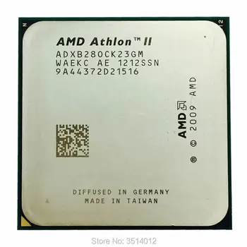 AMD Athlon II X2 B28 X2 B280 3.4 GHz, Dual-Core CPU Procesorius ADXB28OCK23GM Socket AM3