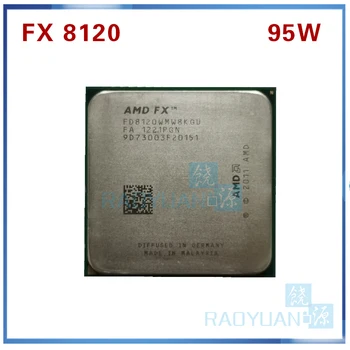 AMD FX-Series FX-8120 FX 8120 3.1 GHz Aštuonių Branduolių CPU Procesorius, 95W FX8120 FD8120WMW8KGU Socket AM3+