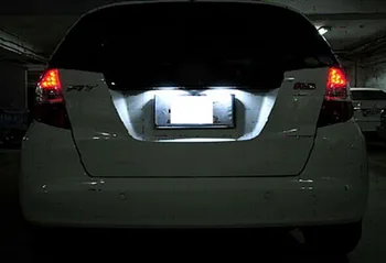 ANGRONG 2x LED Licencijos Numerį Šviesos Lempa Balta Honda Odyssey Stream 