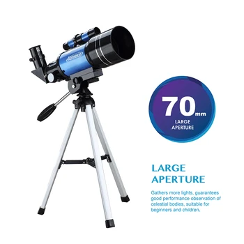 AOMEKIE 30070 Teleoscope W/ Trikojį Laikiklį 3X Barlow Lęšis Didelės Galios Monokuliariniai už Dekoracijos Mėnulis Žiūri Vaikas Pradedantiesiems Dovana