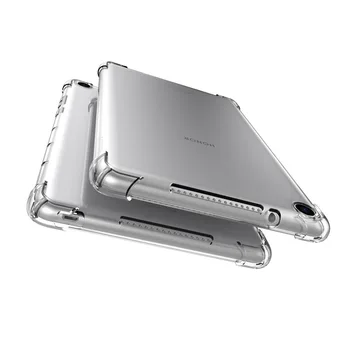 Aiškiai Huawei MediaPad M3 M5 M6 T3 8.4 10.8 Atveju Skaidrios TPU Silikoninis Galinio Dangtelio Huawei MatePadPro 10.8 Rubisafe
