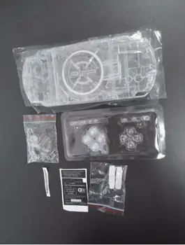 Aišku, Crystal Spalvos, Pilnas komplektas Būsto Korpuso Dangtelį Atveju Pakeisti PSP2000 PSP 2000 Žaidimų Konsolę su Mygtukais Nustatykite