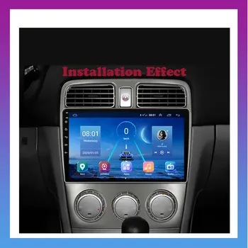 Android 9.0 Už Subaru Forester 2004-2008 Metų Automobilio Multimedijos Grotuvas DSP Carplay WIFI 4G Navigacija GPS Su Kamera Mic 2 Din Radijas