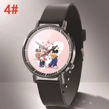 Animacinių filmų Mickey Mouse Kvarcinis Laikrodis, Mickey Mouse Laikrodis Animacinių filmų Kvarco Žiūrėti vaikai laikrodžiai, berniukai, kids laikrodžiai Silikono
