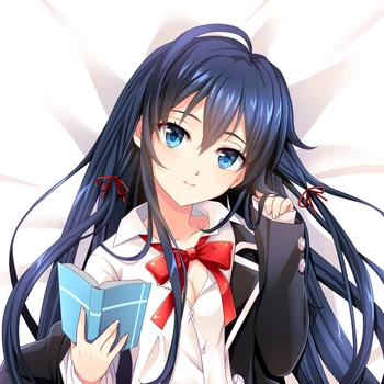 Anime Mano Paauglių Romantiška Komedija HE Yukino Yukinoshita Seksuali Mergina Mesti Pagalvę Padengti Kūno Hugging Užvalkalas Otaku Dakimakura