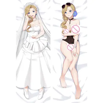 Anime Žaidimas Azur Lane pagalvių užvalkalus Azur Lane Dakimakura atveju Sexy girls 3D dvipusis Patalynės Kūno Hugging užvalkalas AL02B