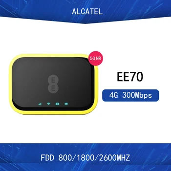 Atrakinta EE70 4G LTE Alcatel EE70 EE70VB Mobilus WiFi Router 300Mbps karšto vietoje